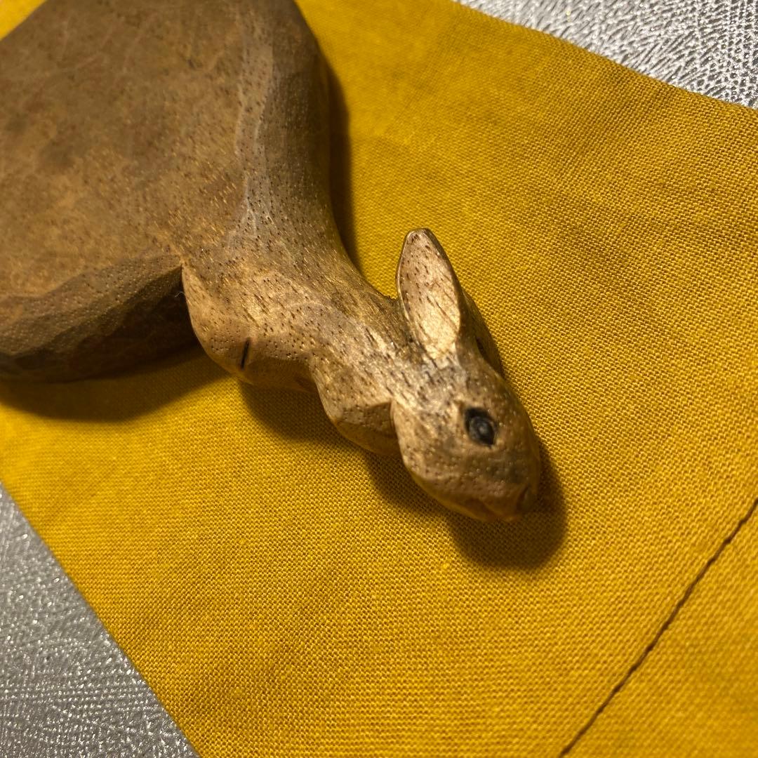 新品 未使用 KIYATA 手鏡　ウサギ　キヤタ 手紙舎