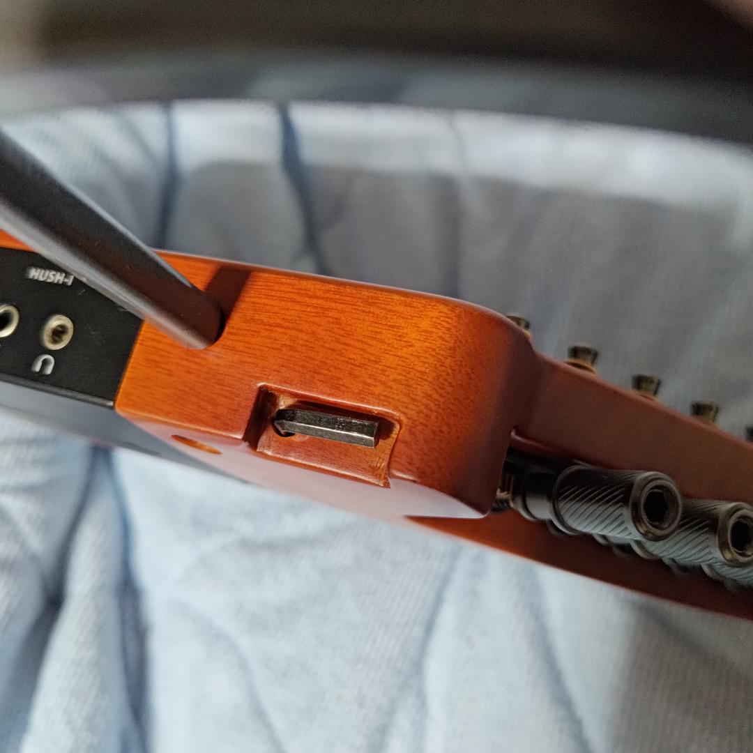 Donner HUSH-I サイレントギター ヘッドレス弦高調整済み 新品弦