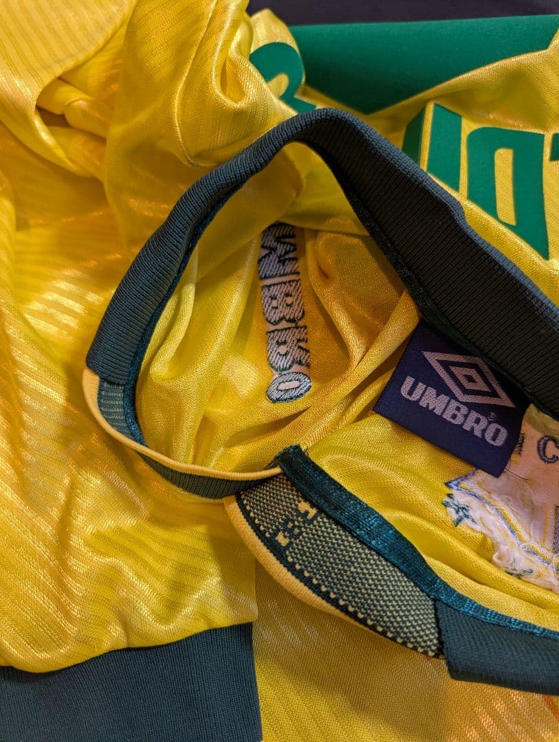 【希少長袖！】ロナウド/ブラジル代表/96年アトランタ五輪/ホームモデル