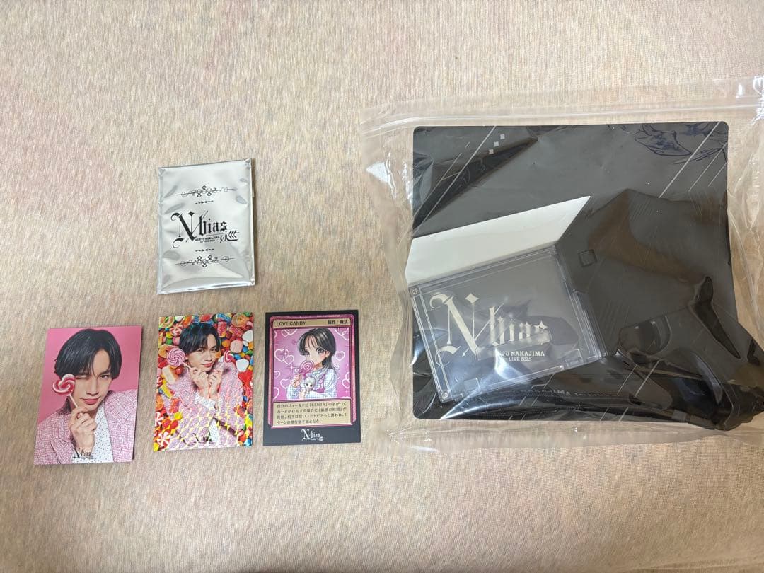 中島健人 ペンライト N/bias ピカレスクの銃口　Nカード　Candy