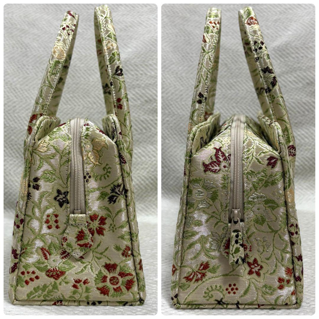 極美品 龍村織物 正絹 早雲寺文台裂 最高級 利休バッグ