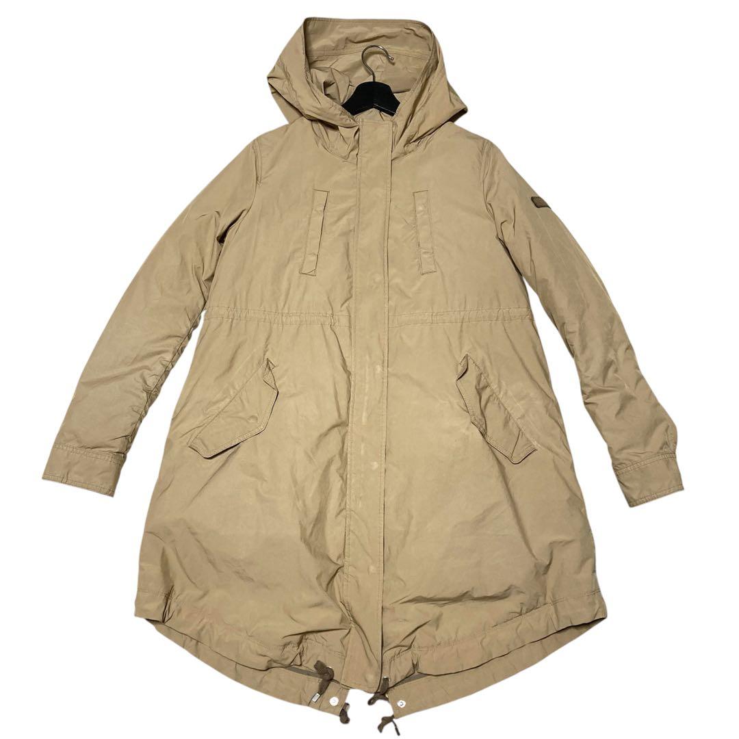 訳あり TATRAS タトラス ダウンライナー付き ベージュモッズコート 03