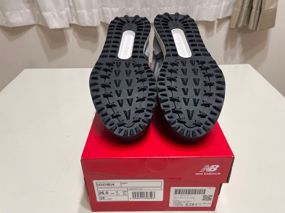 【新品】ニューバランスゴルフシューズ 574v4SL BOAグレー/ネイビー
