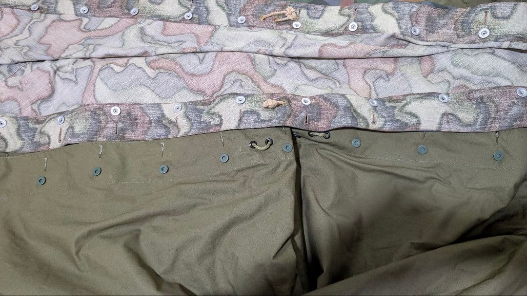 希少 ノルウェー軍幕テント ４枚フルセット カモ2　1/12までの出品