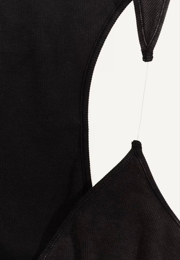 ハンガー付き Glenn Martens  リブタンクトップキャミソール