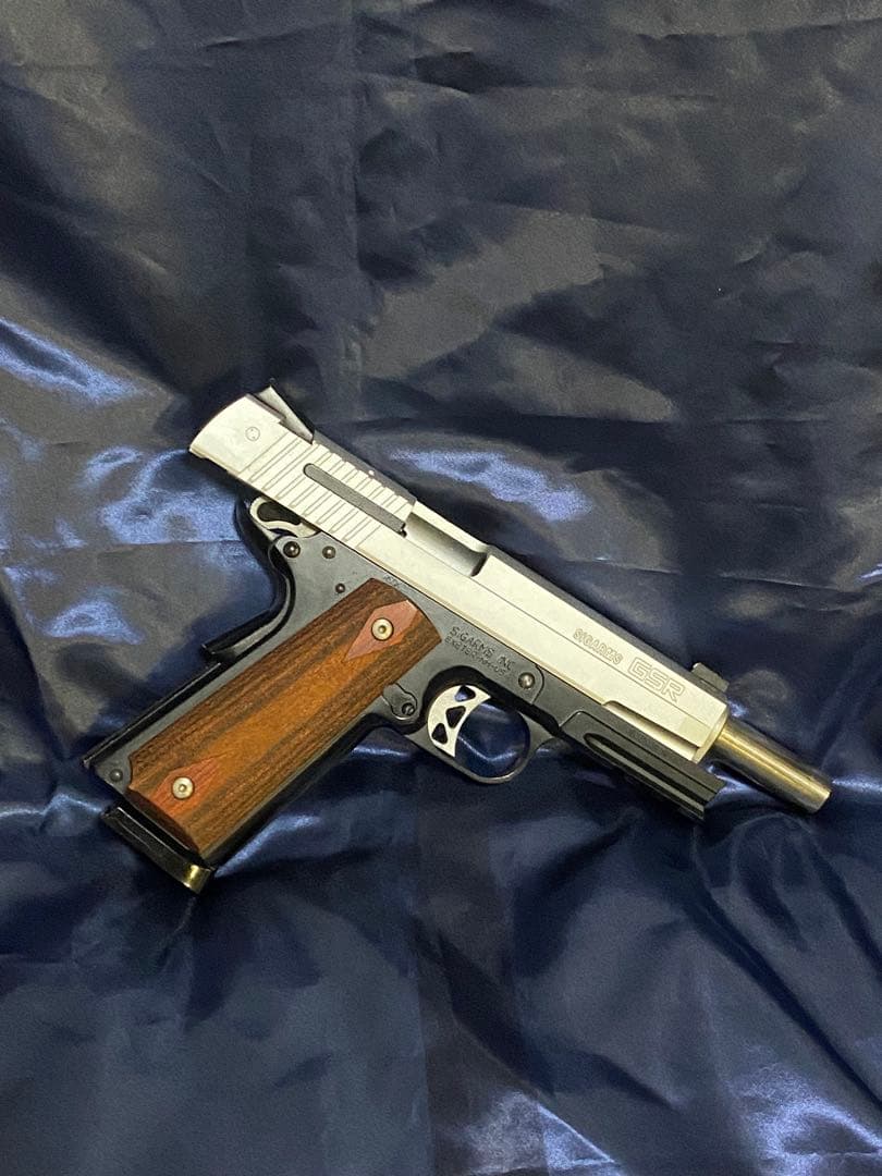 ウエスタンアームズ　WA SCW SIG GSR ガスブロ実ウッドグリップ付き