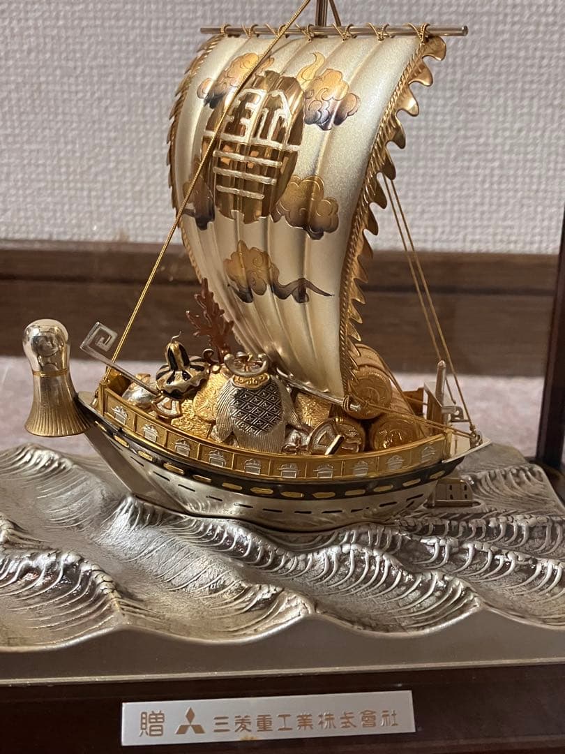 武比古 作 銀製 宝船 5号（房）