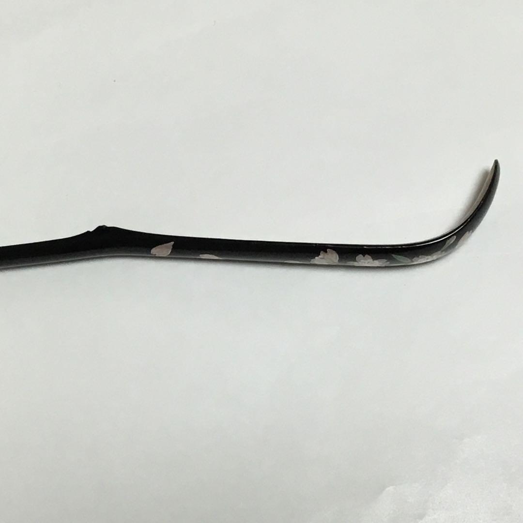 茶杓 煤竹 黒塗 銀桜 茶道具 新品