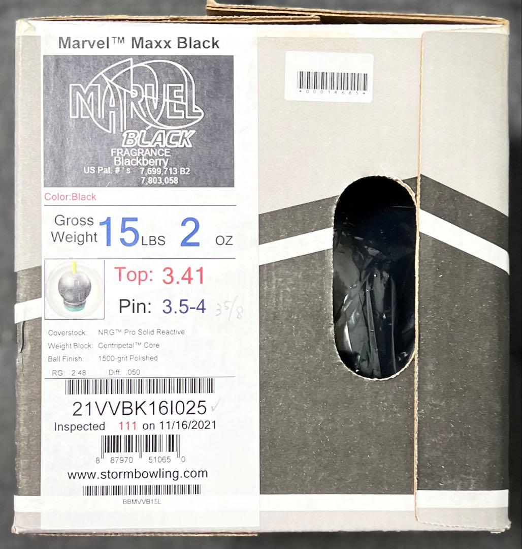 ★値下★神球マーヴェルマックスブラック★15ポンド新品★STORM★