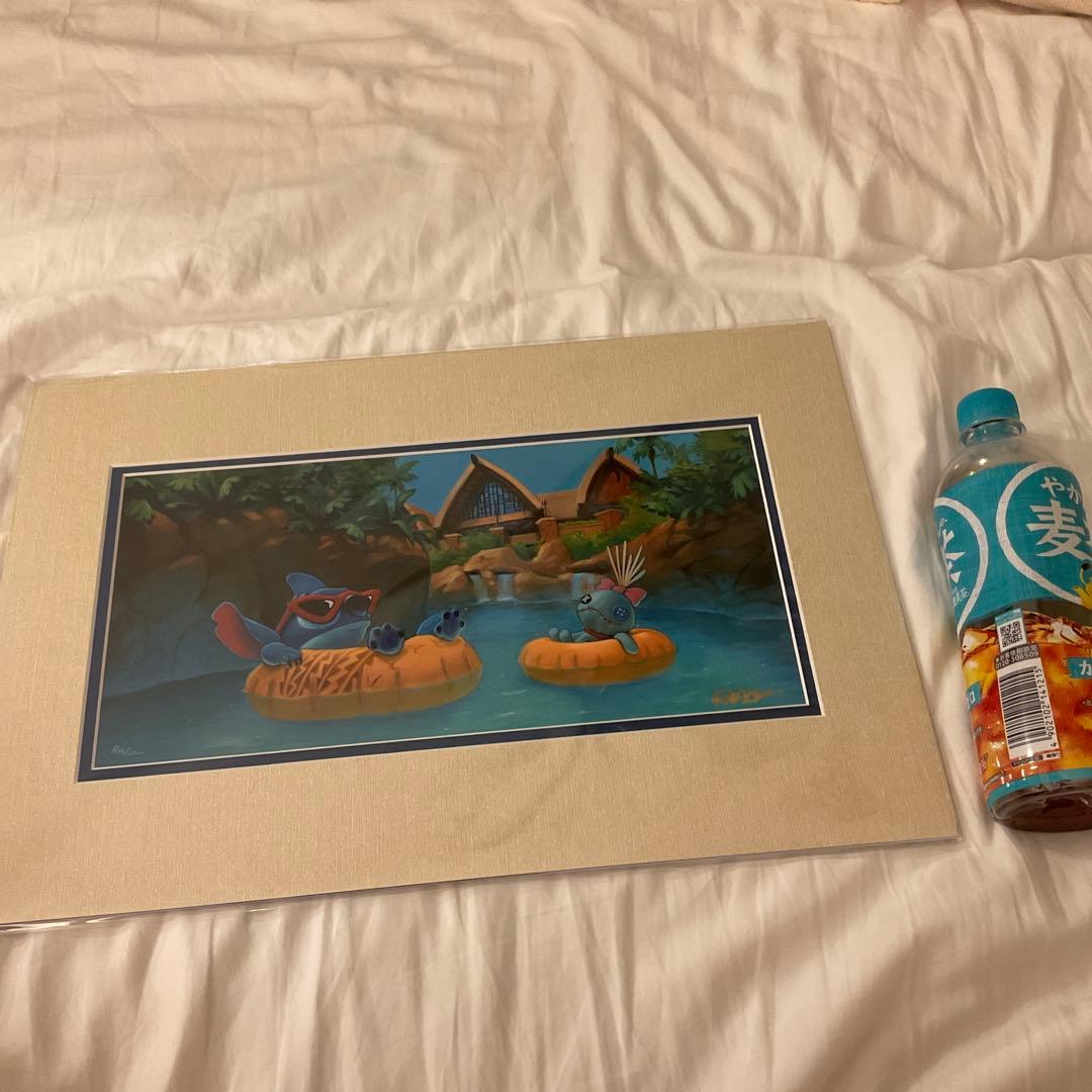 アウラニディズニー　スティッチアート