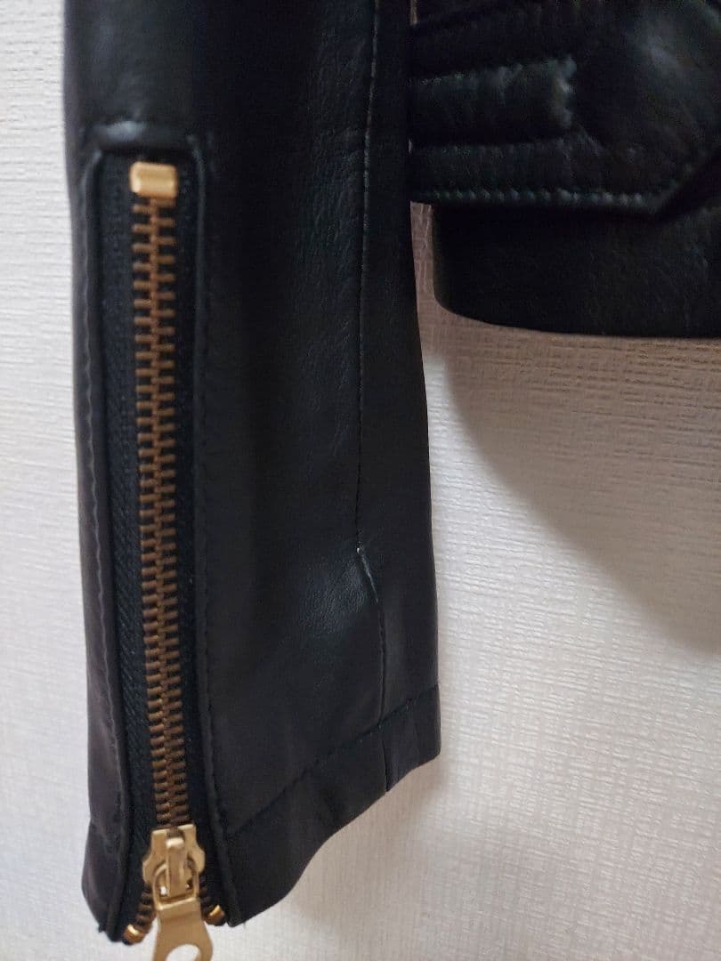 美品!！A PUPIL ラムレザーライダースジャケット