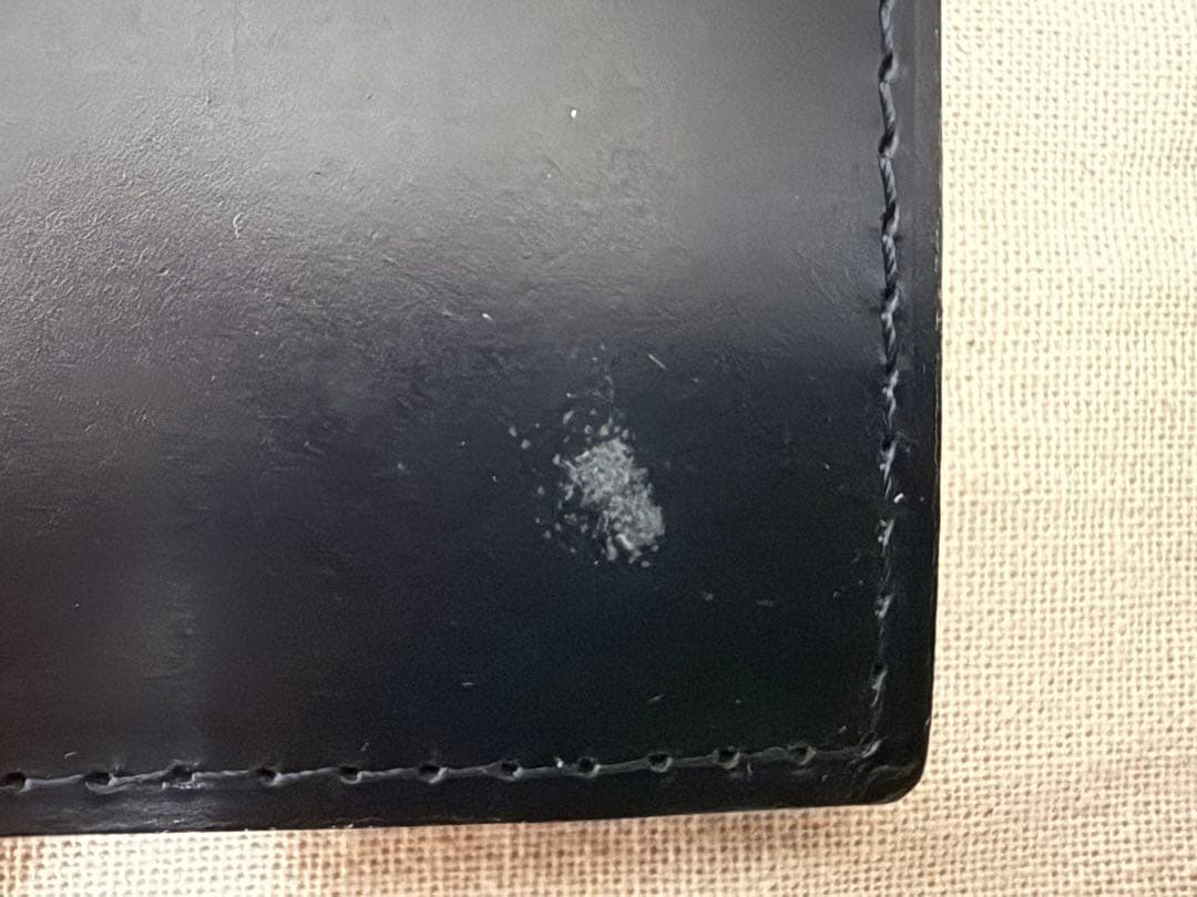 GANZO 濃紺（ネイビー）パスケース 定期入れ 定価22,000円