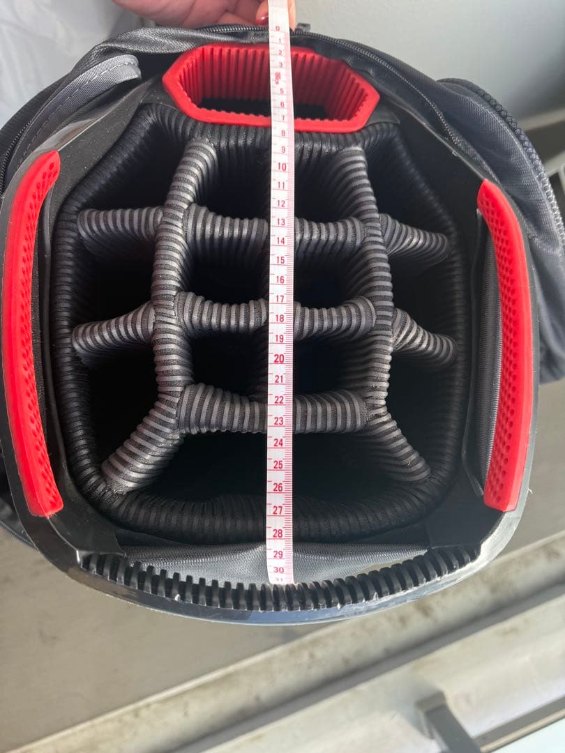 コオリナ Ko Olina ゴルフバッグ・キャディバッグ 黒/赤