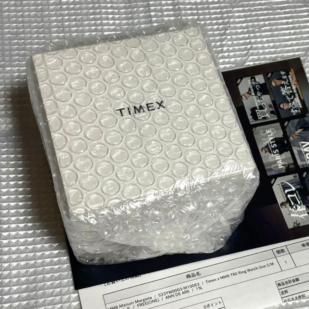 【新品】TIMEX MM6 Maison Margiela Ring Watch