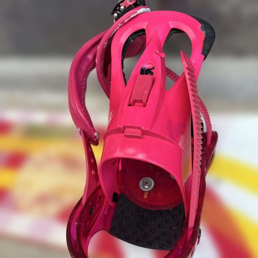 burton ピンク スノーボード　板　セット