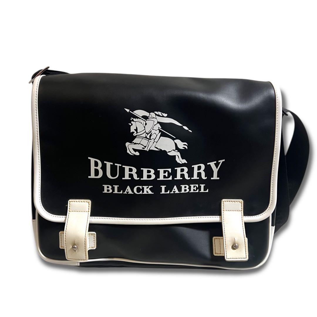 希少 大人気 00s バーバリー ブラックレーベル メッセンジャーバッグ y2k
