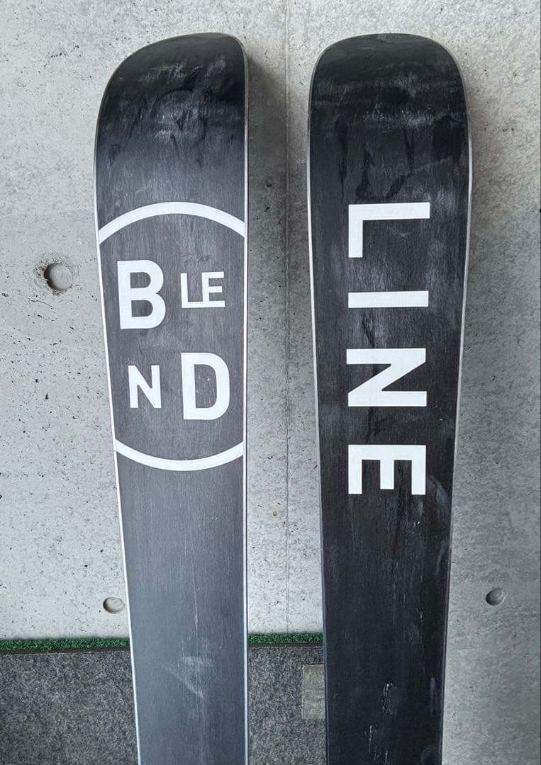LINE BLEND スキー 板 チロリア バインディング付き