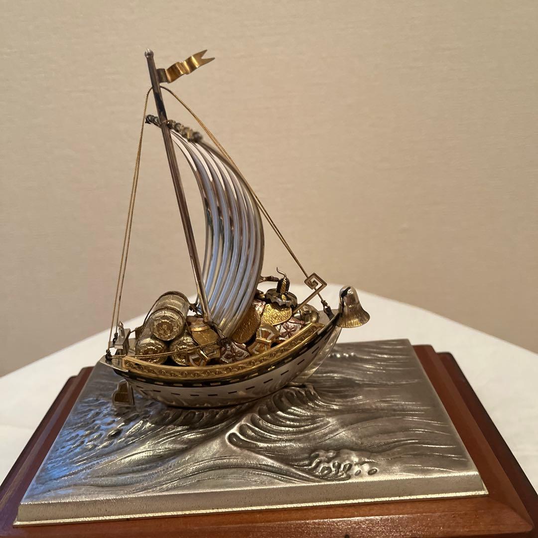 武比古　銀製 宝船 5号(房)