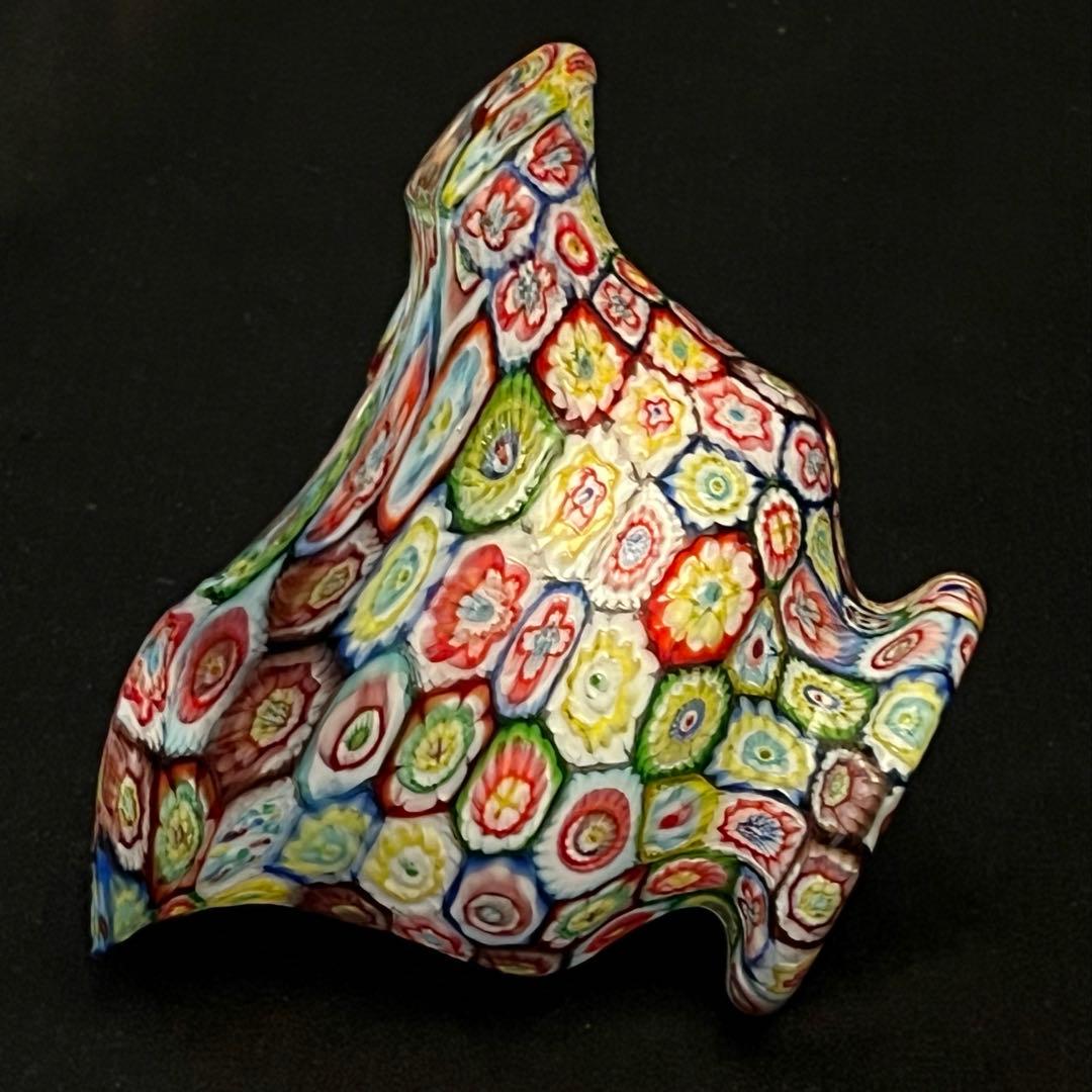 ムラーノガラス　ベネチアン　ミルフィオリ　花瓶　ボウル　置物　大きめ！