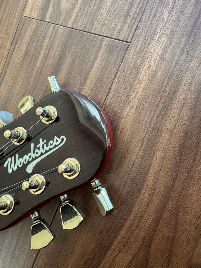 【美品】Woodstics アンプ内蔵ミニギター アロハケン 横山健 ESP