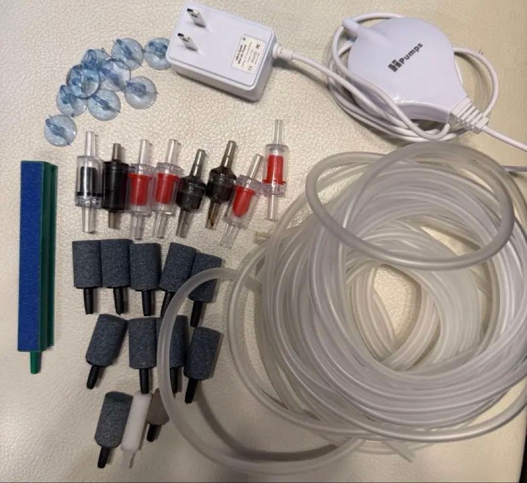 水草用 CO2フルセットx2 + CO2ボンベ+エアポンプ+おまけ