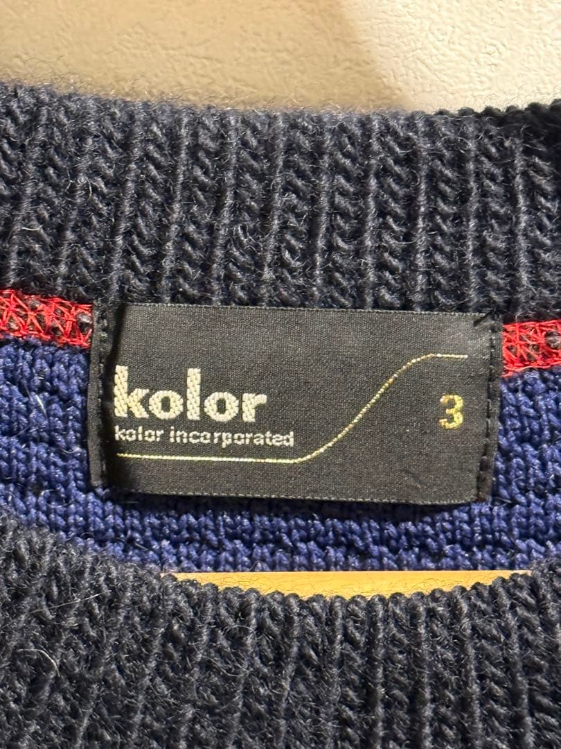 Kolor uneven セーター　2018aw