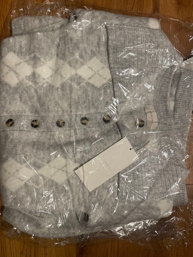 ANDMARY Dona argyle knit set up tina 新品