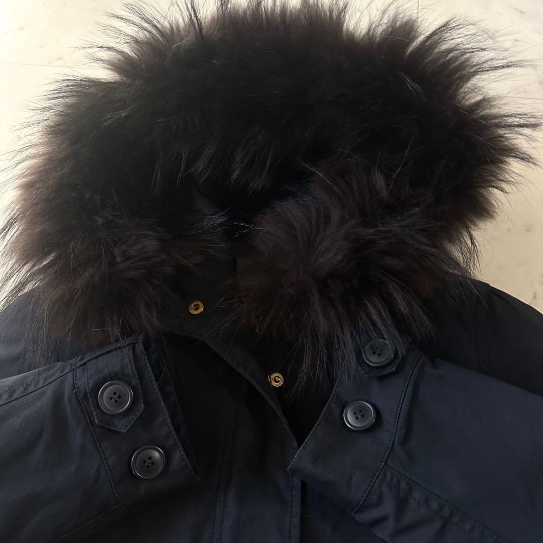 美品♪イエナ ボアライナー付き C/Peモッズコート ファーフード 紺 ネイビー