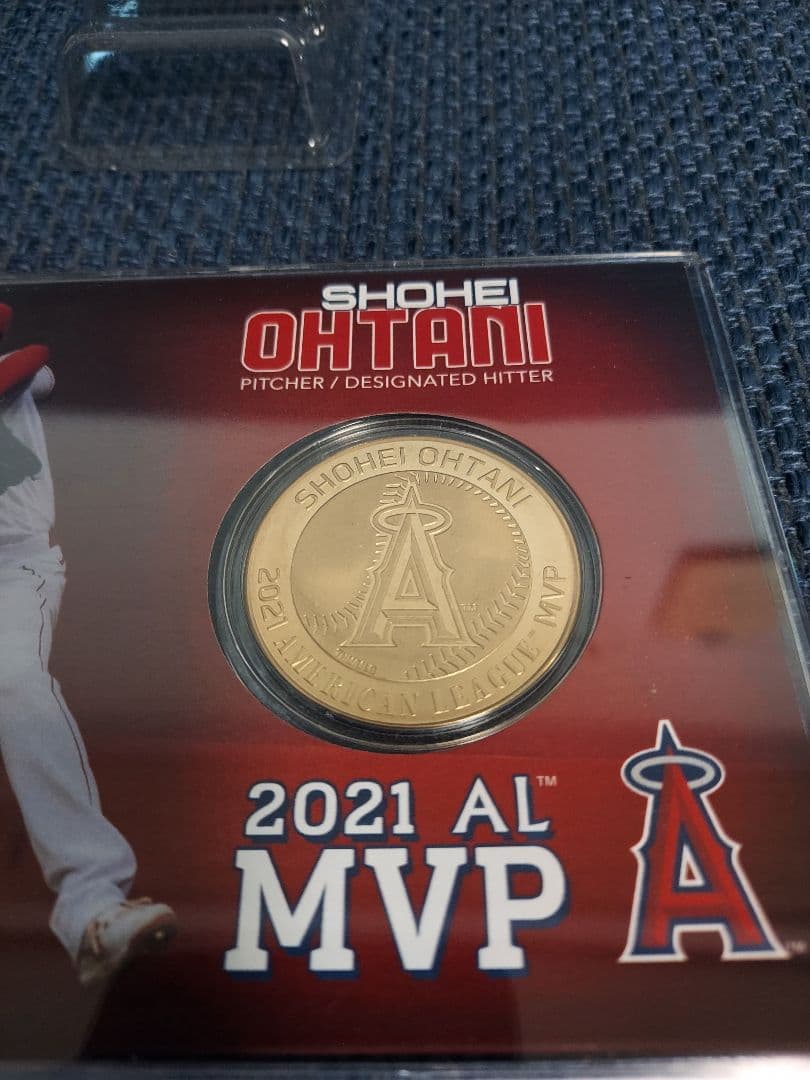 【希少】大谷翔平　2021 AL MVP獲得記念　限定記念&カード