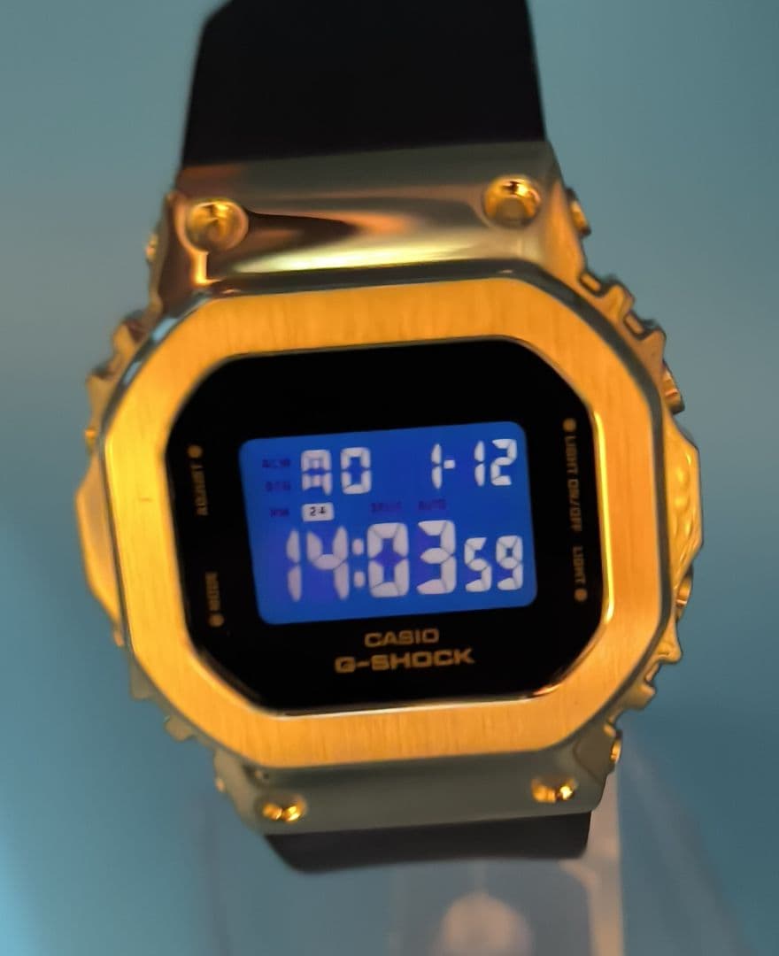 美品 G-SHOCK GM-S5600GB-1JF メタルカバード