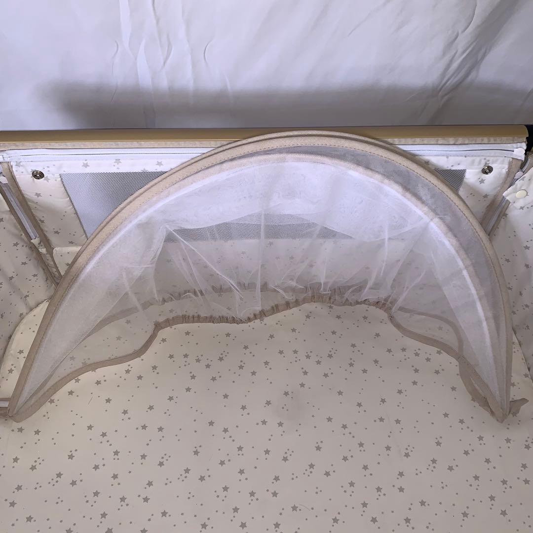 11h32 HZDMJ ベビーベッド ベージュ25年4月購入品