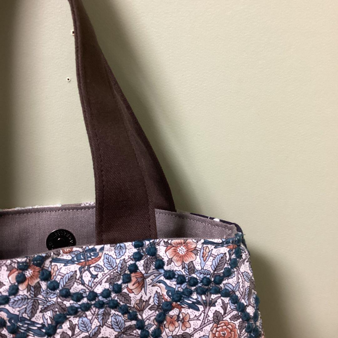 片面ミナペルホネン伊勢丹限定ストロベリーツリートートバッグハンドメイド