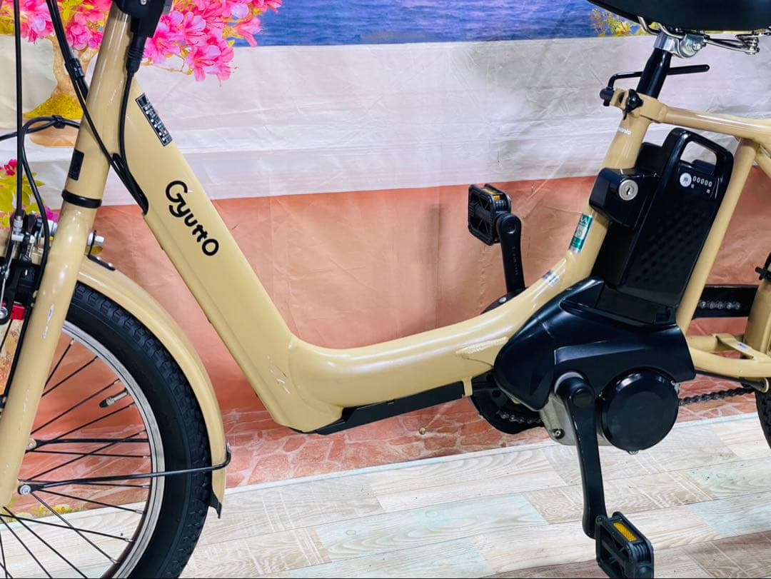 ギュットアニーズ2020年⭐️16AH！子供乗せ電動アシスト自転車Y3411