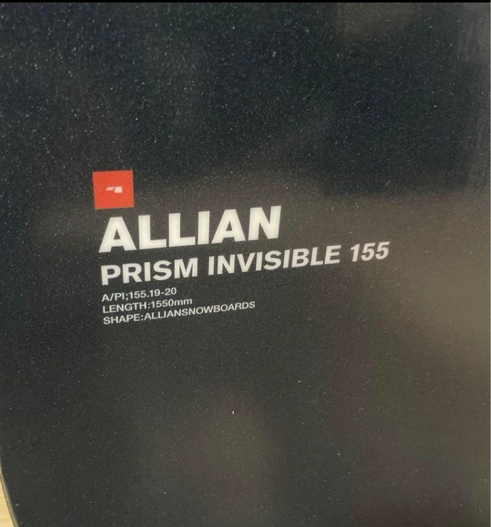 スノーボード ALLIAN PRISM INVISIBLE 155cm