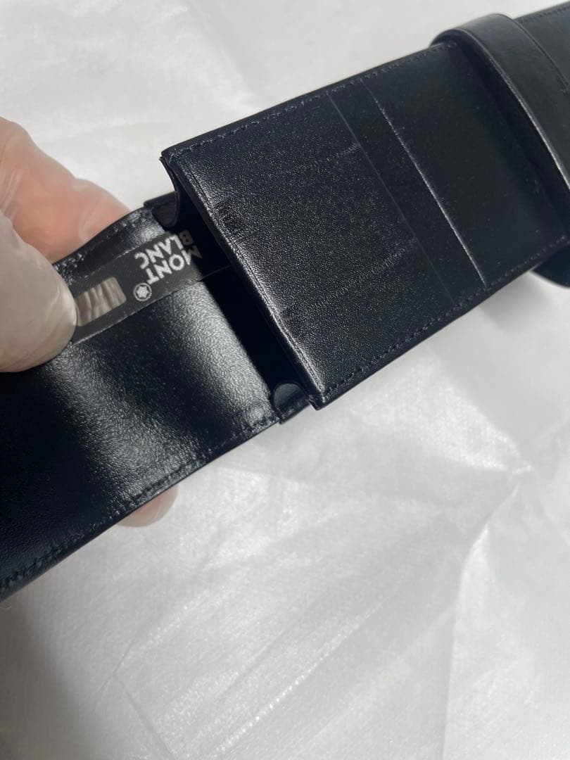 モンブラン　MONTBLANC レザー　ペンケース　2本差し