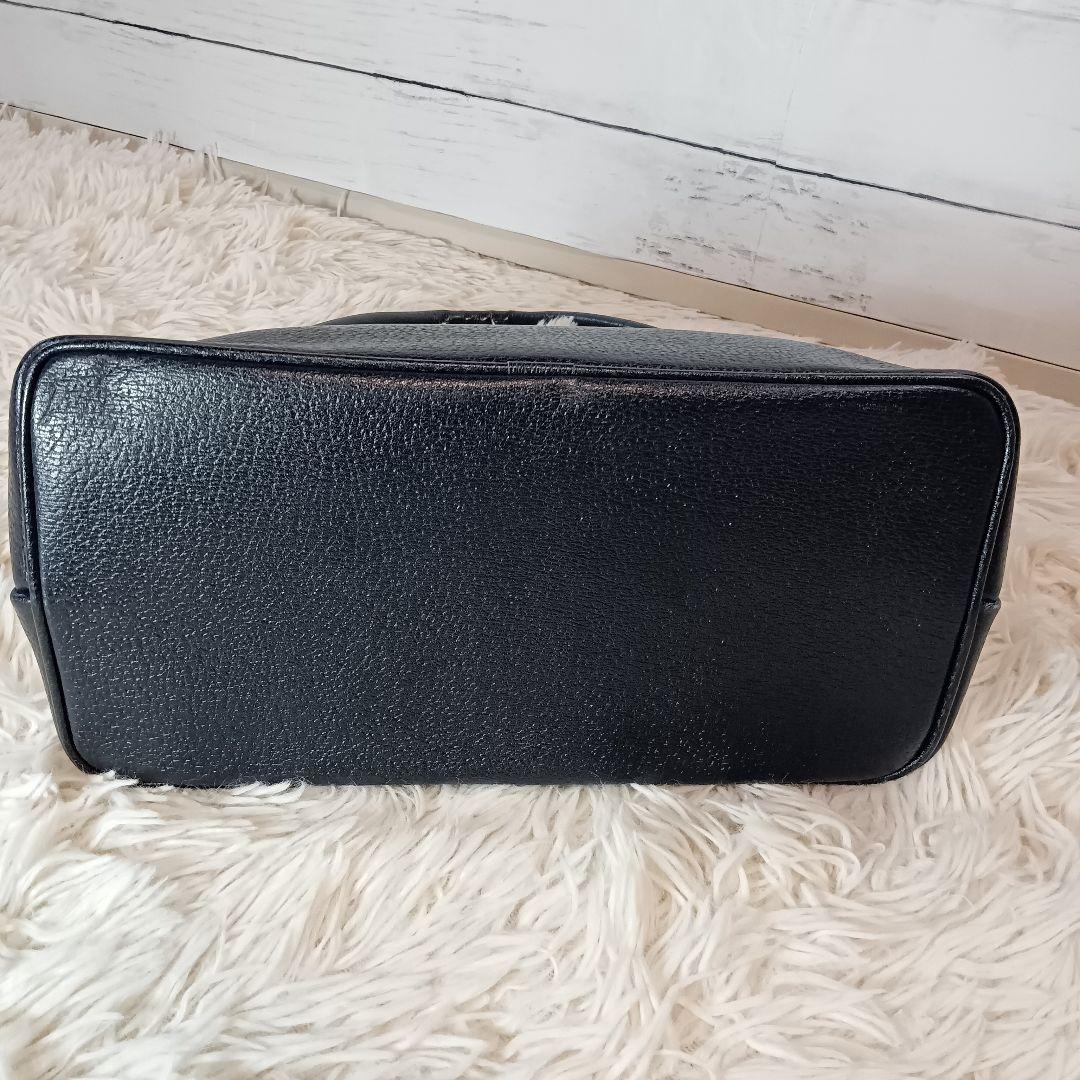 Kitamura キタムラ ハンドバッグ ネイビー　小型