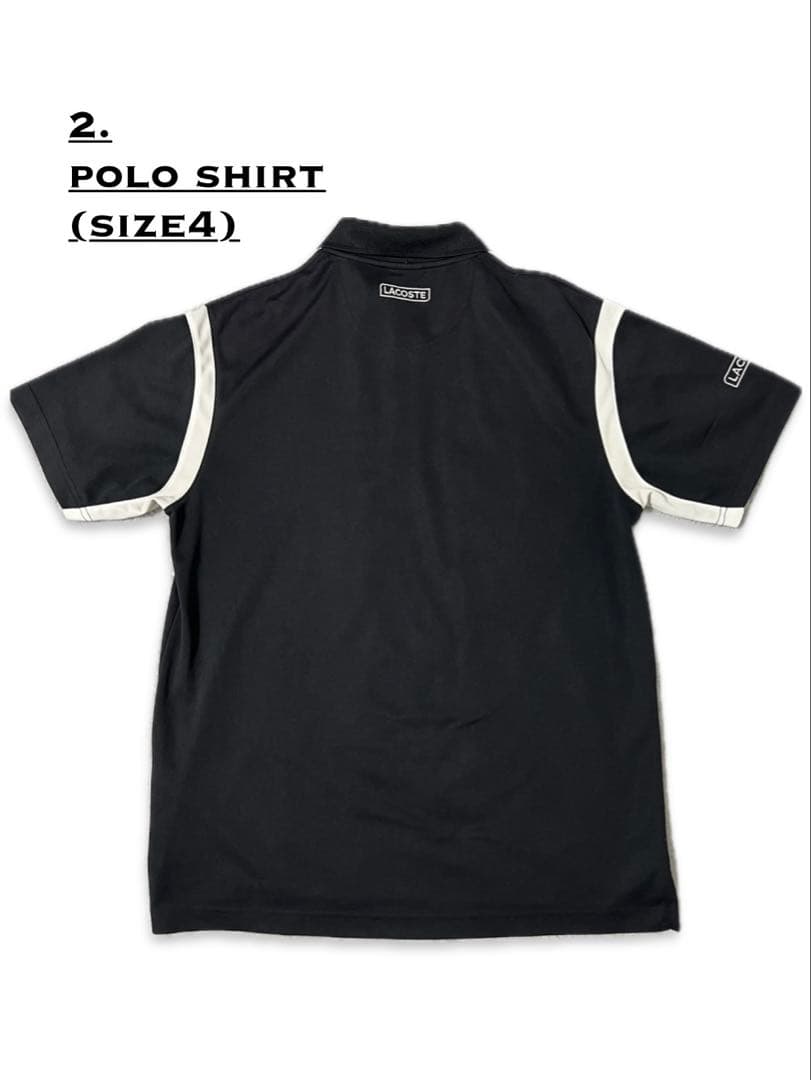 【LACOSTE】 2. POLO SHIRT (size4) RODDICK