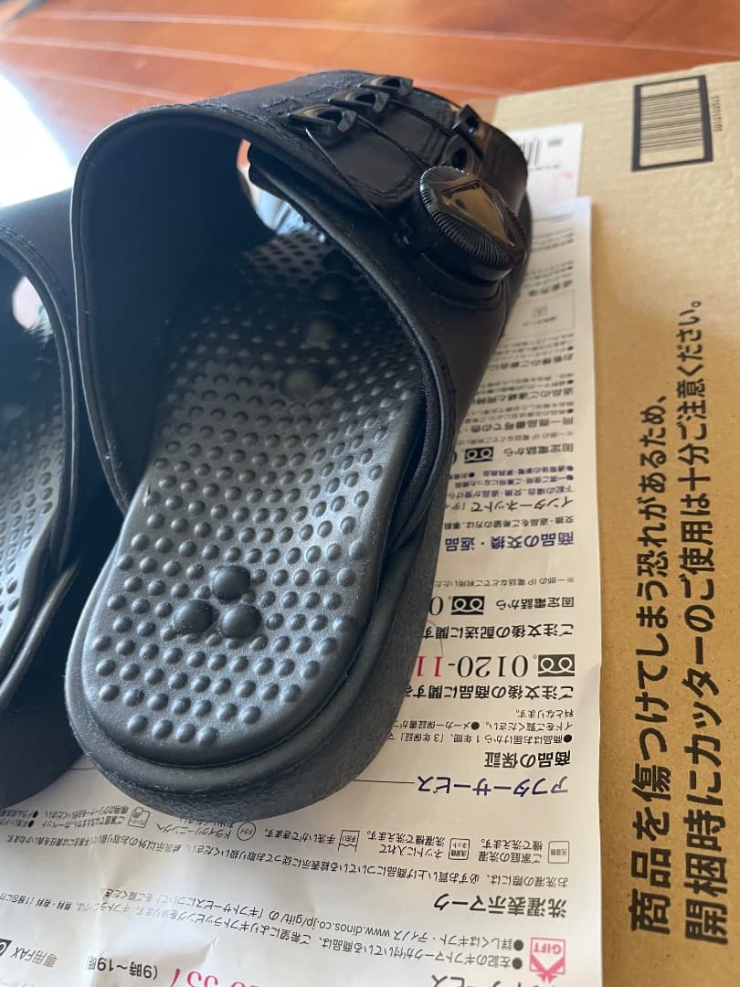 2025年モデル 兼子ストレッチサンダル DX ブラック 「未使用」