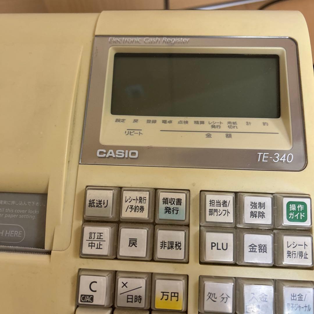 美品✨カシオ レジスター　TE-340