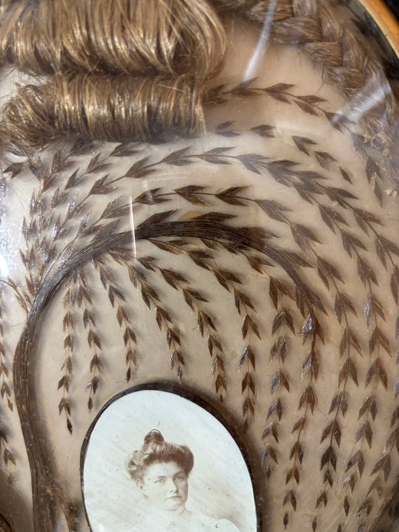 ルリケール　ヘアアート　ゴシック調　1900年製　フランス　アンティーク