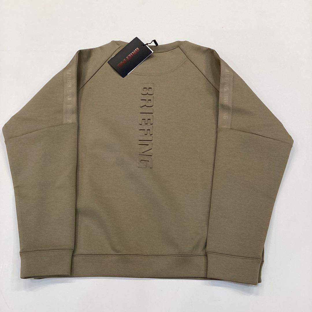 BRIEFING 新品　WS WARM LOGO LINE CREWNECK M