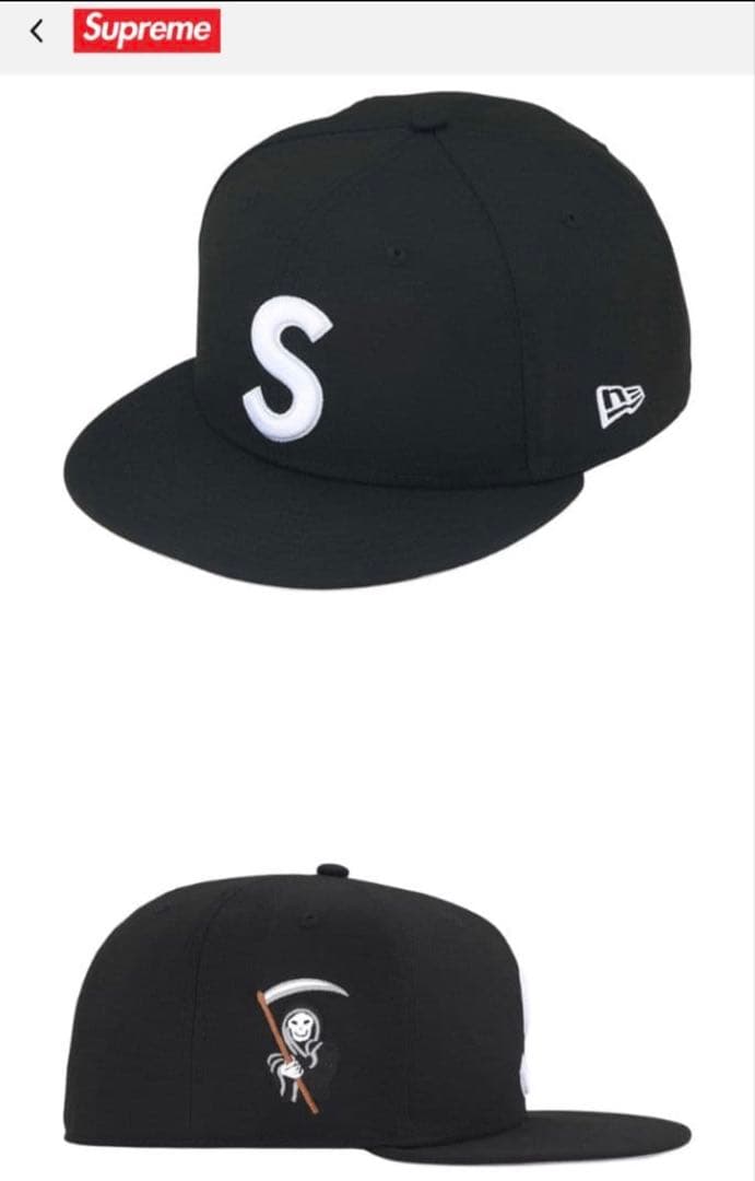 新品未使用 Supreme Reaper S Logo New Era キャップ