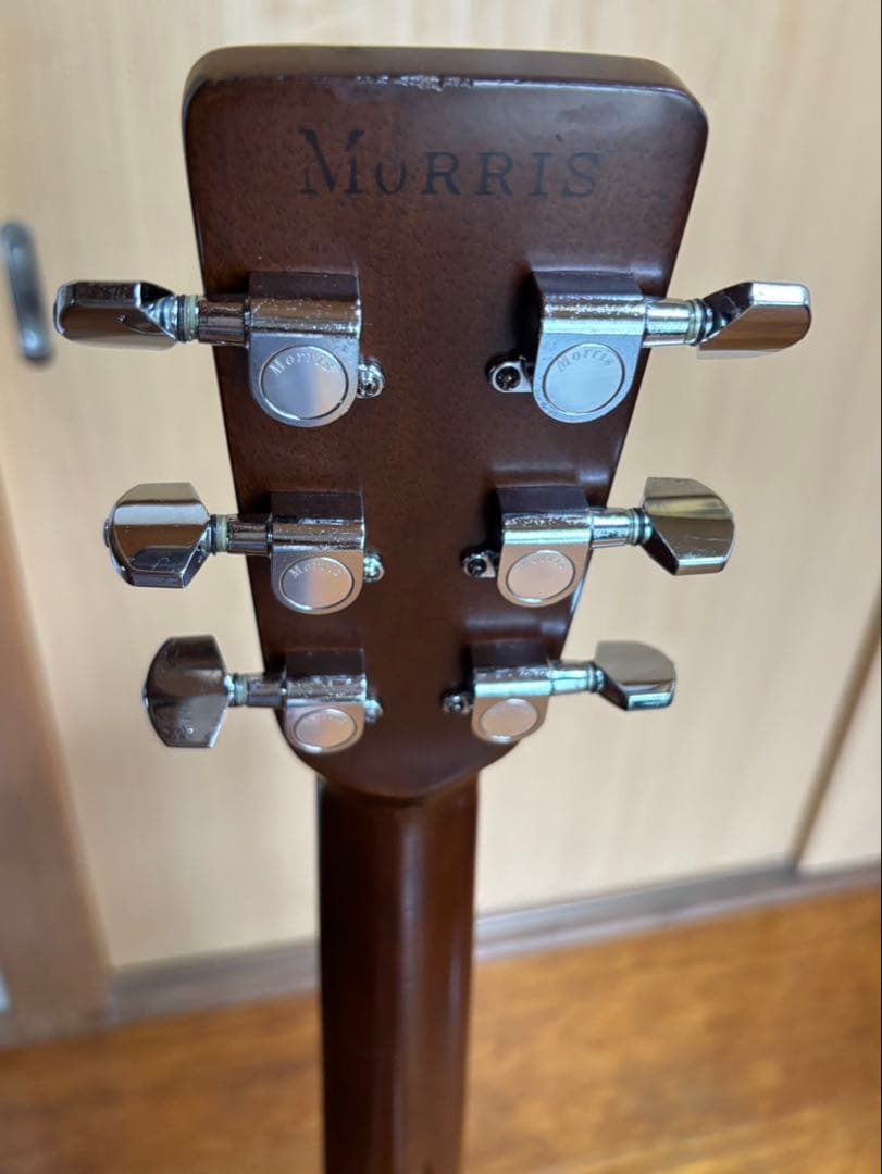 モーリスw40ジャパンヴィンテージハカランダ、ハードケース付　morrisアコギ