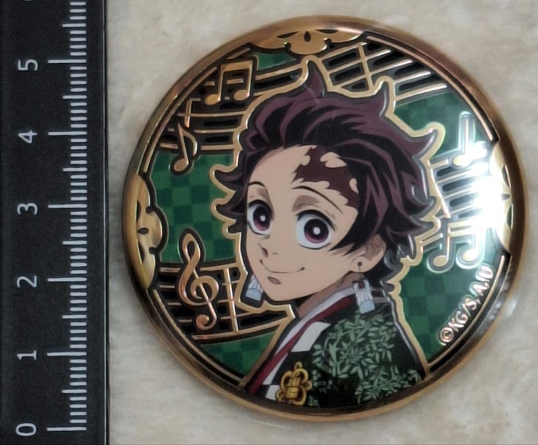 鬼滅の刃 奏 遊郭編 レリーフメタル缶バッジ 竈門炭治郎