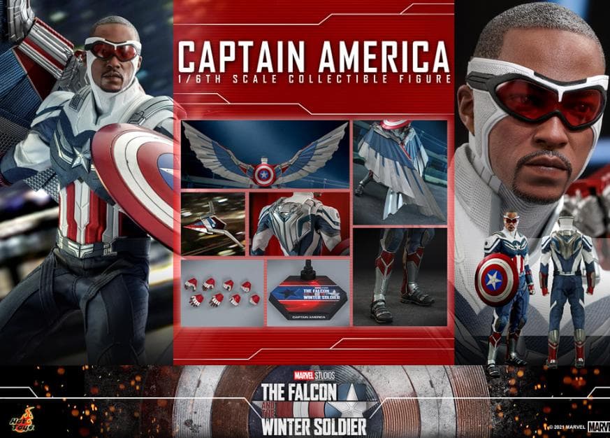 ホットトイズ　キャプテンアメリカ　ファルコン＆ウィンター・ソルジャー
