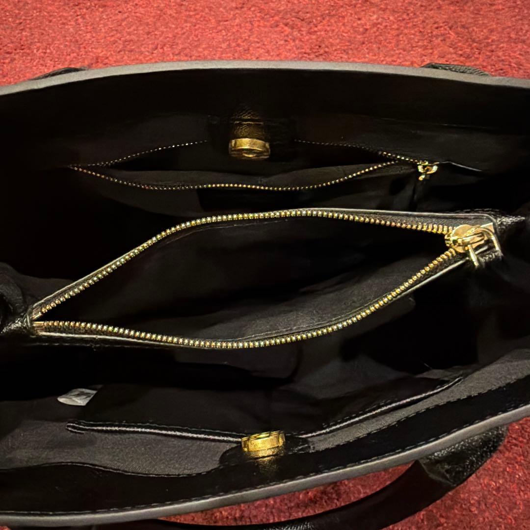 【最終値下げ】バーバリー レザー トートバッグ ブラック ノバチェック