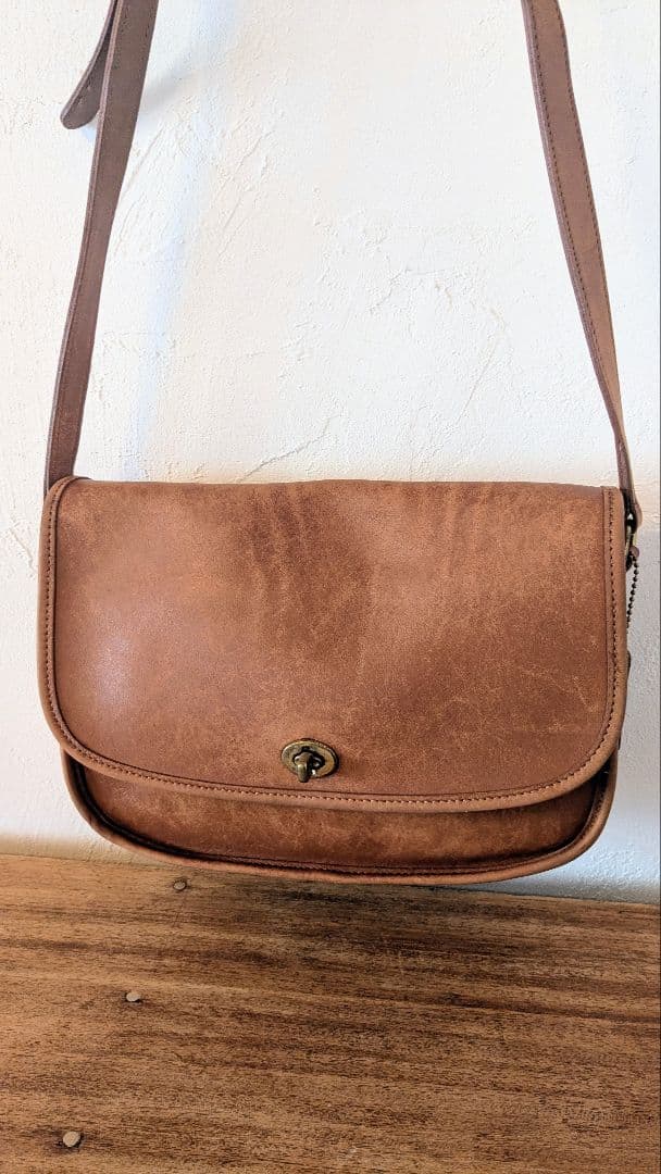 USA製　オールドコーチ　キャメル