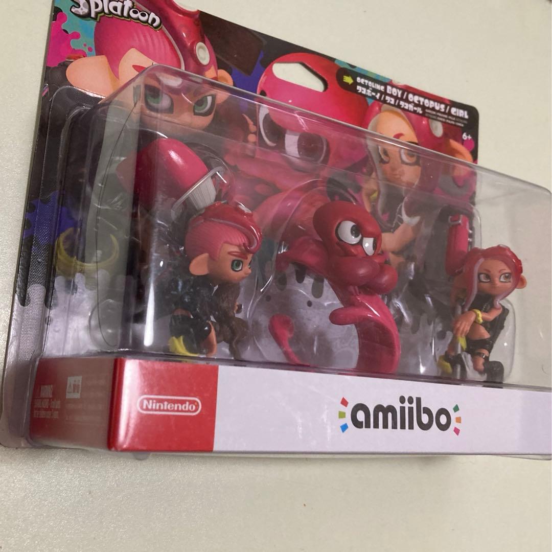 新品スプラトゥーン amiibo タコガール/タコ/タコボーイ トリプルセット！