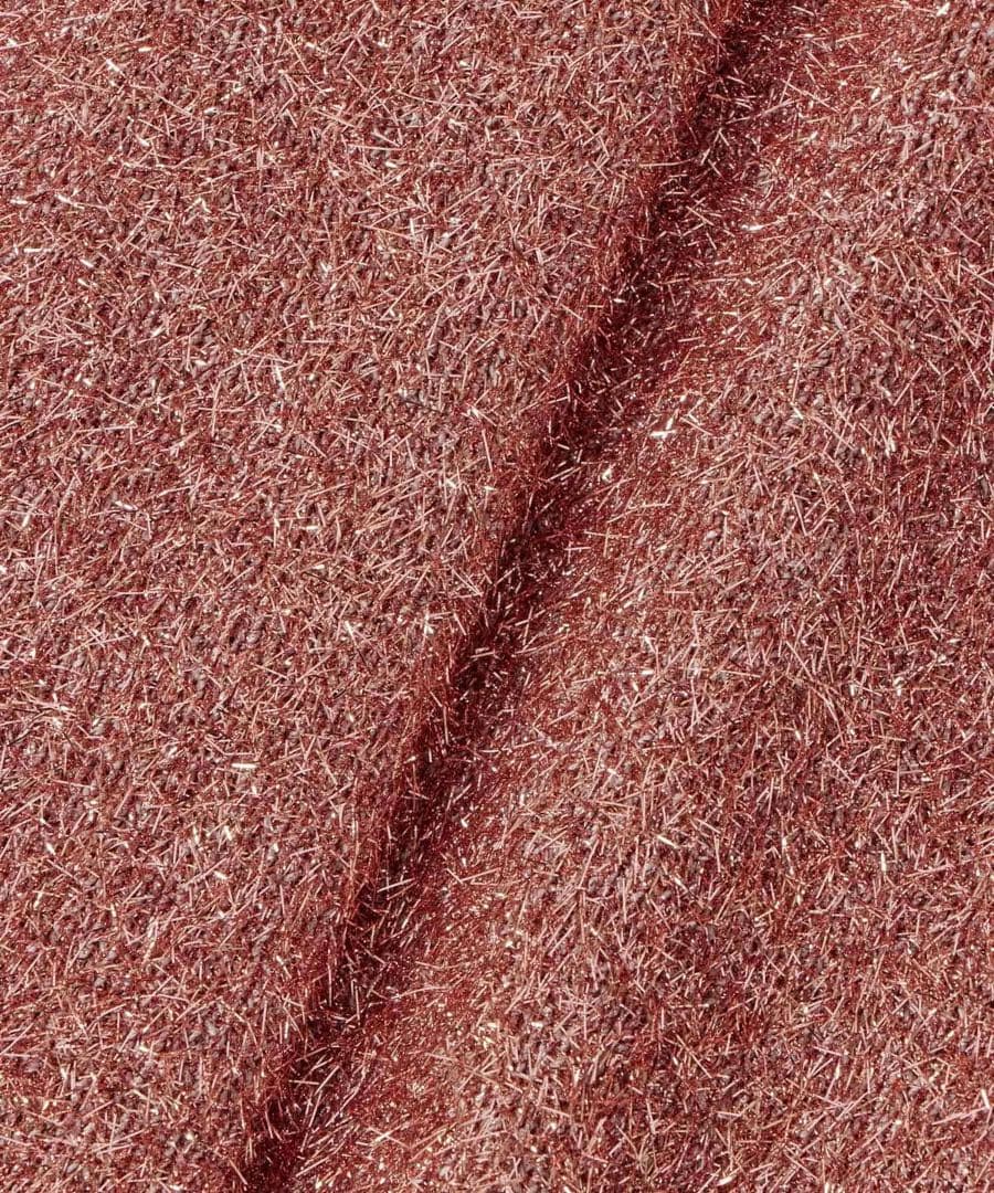 【LOULOU WILLOUGHBY】フィルムラメミドルカーディガン