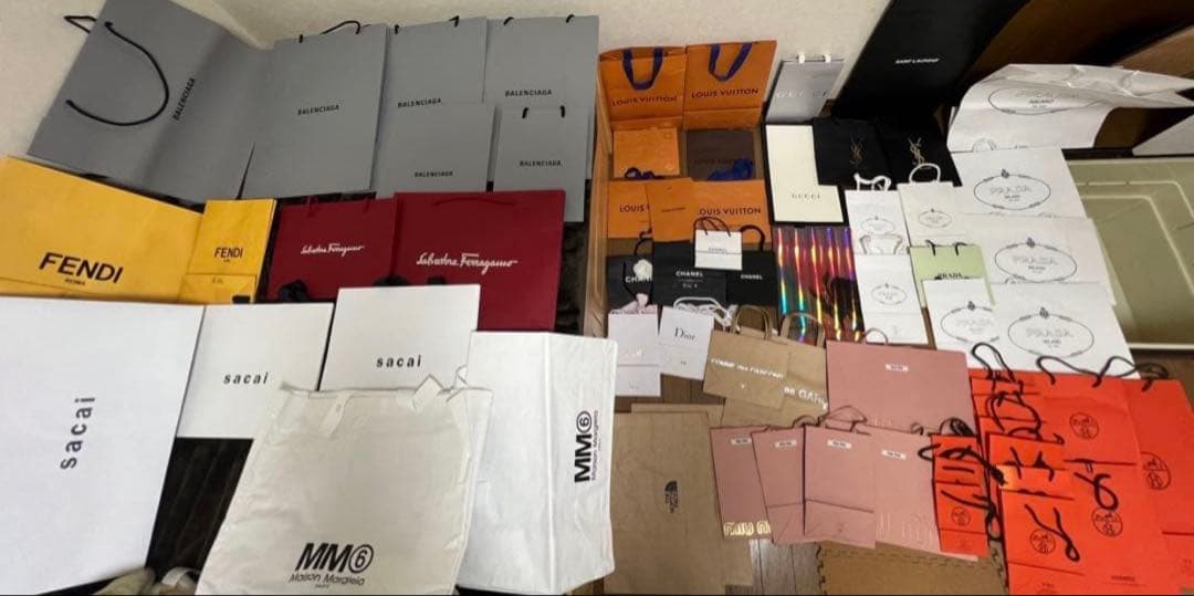 ブランド　ショップ袋　ショッパー　セット　64枚